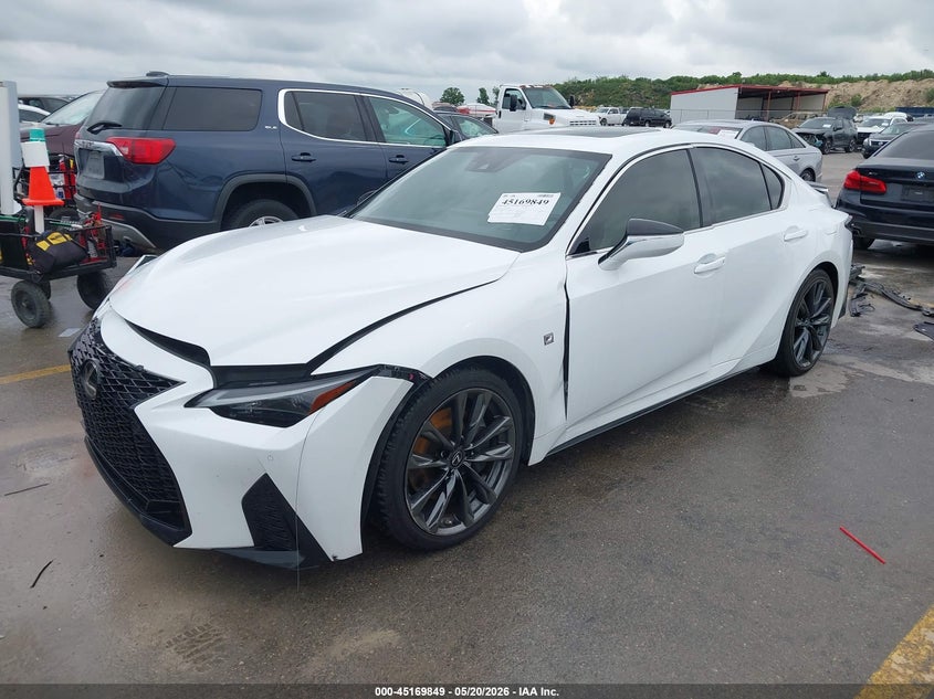 2021 LEXUS IS 350 auction photo 2