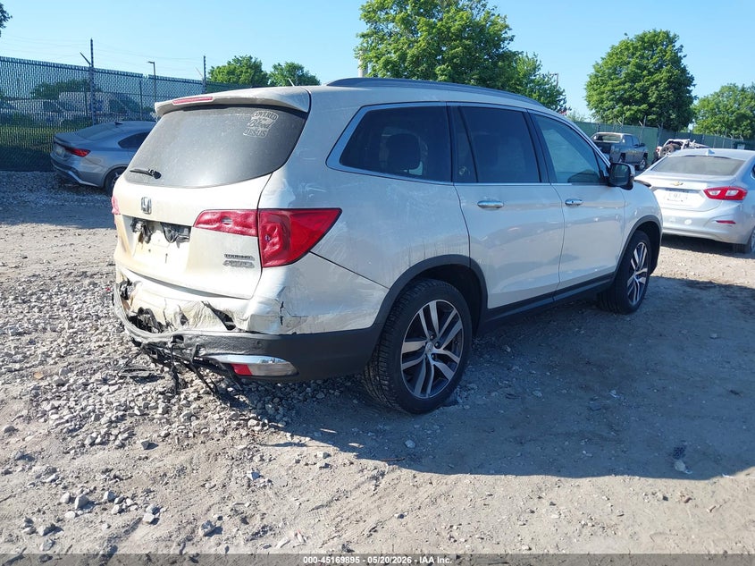 Vin: 5fnyf6h96hb077086, lot: 45667581, honda pilot touring 20174