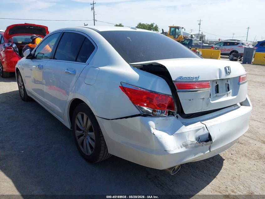 2012 Honda Accord 3.5 3.5 Ex-L white Lot 111045169938 Vin 1HGCP3F87CA041295