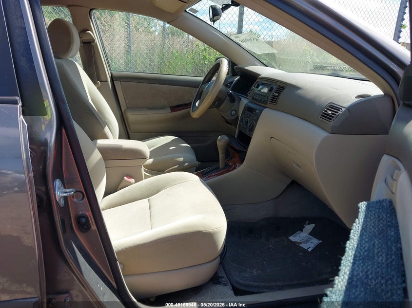 2007 TOYOTA COROLLA SEDAN 1.8L I-4 DOHC, VVT, 126HP