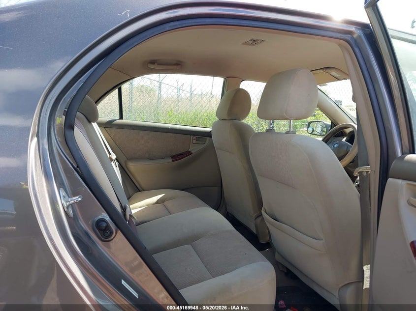 2007 TOYOTA COROLLA SEDAN 1.8L I-4 DOHC, VVT, 126HP