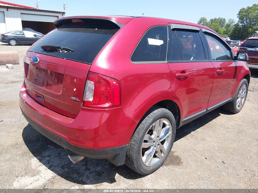 2012 Ford Edge 3.5 Sel red Lot 111045169970 Vin 2FMDK3JC6CBA79243