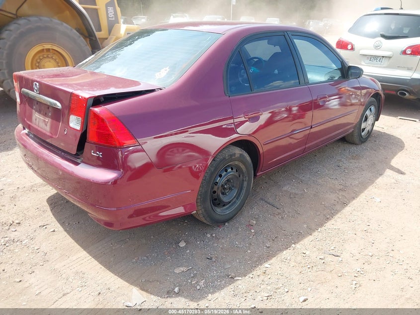 2003 HONDA CIVIC SEDAN 1.7L I-4 115HP