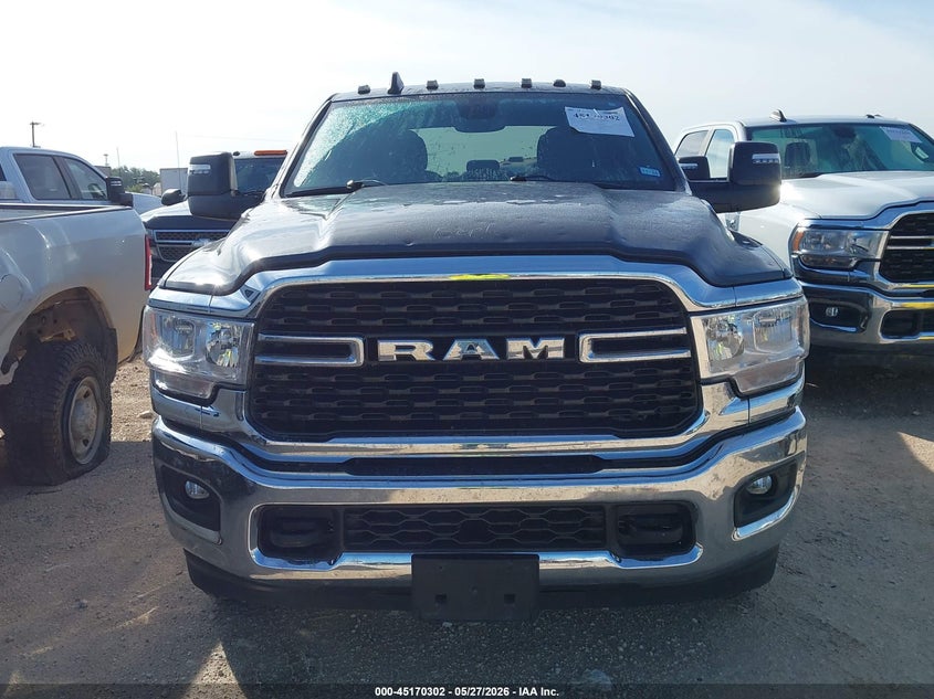 2024 Ram 3500 Ram Big Horn 4X4 8' Box grey Lot 111045170302 Vin 3C63RRHL9RG334016