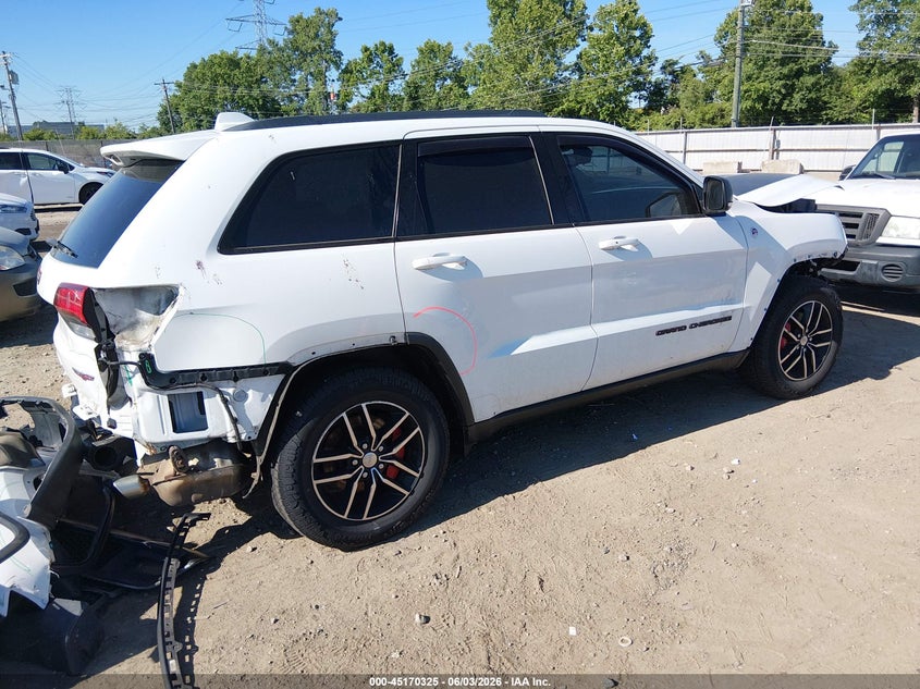 Vin: 1c4rjflg5hc909538, lot: 45668011, jeep grand cherokee trailhawk 4x4 20174