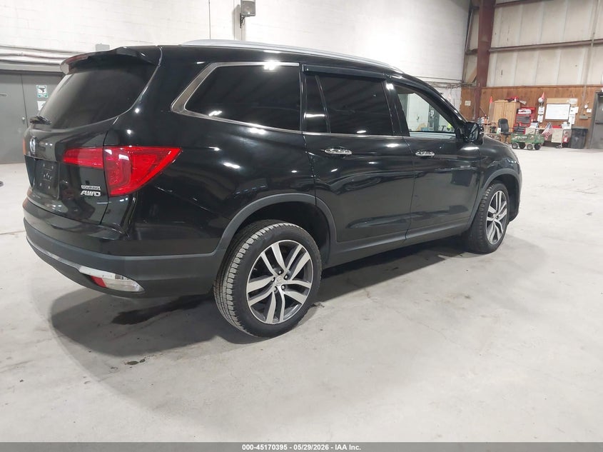 Vin: 5fnyf6h91gb071002, lot: 45668081, honda pilot touring 20164