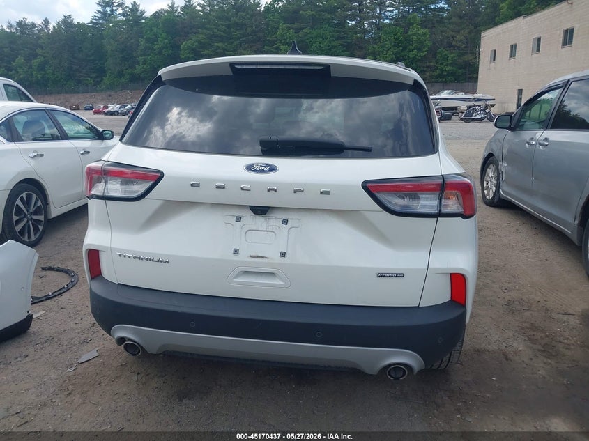 VIN 1FMCU9DZ1LUC18858 2020 FORD ESCAPE TITANIUM HYBRID