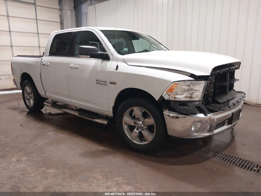 Vin: 1c6rr7lt3js257372, lot: 45668162, ram 1500 big horn  4x4 5'7 box 2018 img_1