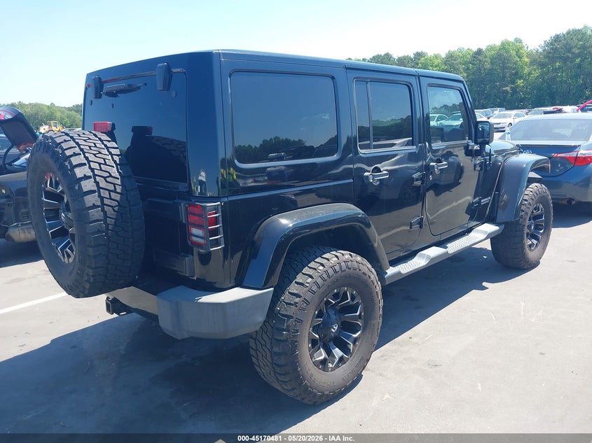 2012 Jeep Wrangler / 3.6 Sahara Black Lot 111045170481 Vin 1C4BJWEG6CL280573