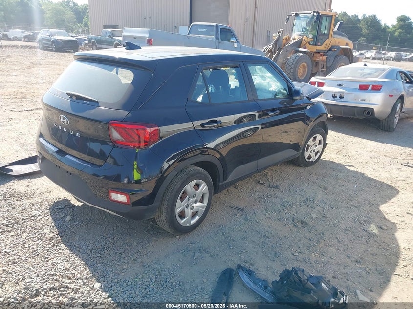 Vin: kmhrb8a37lu038066, lot: 45668186, hyundai venue se 20204