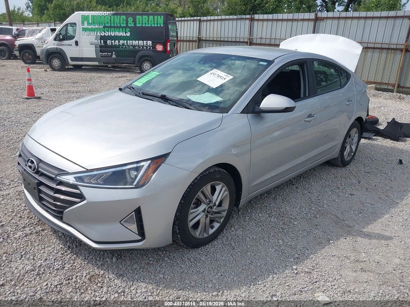 2019 Hyundai Elantra Sel KMHD84LF2KU775389 photo 1