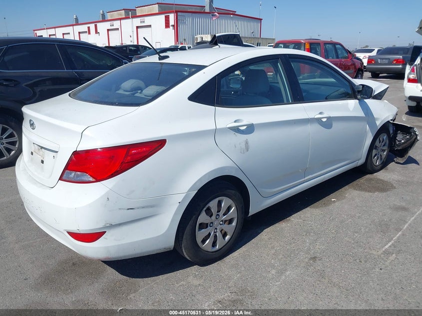 2016 HYUNDAI ACCENT auction photo 4