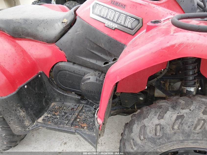 2003 Yamaha Yfm400 Fwan VIN: 5Y4AJ07Y93A013445 Lot: 45170627