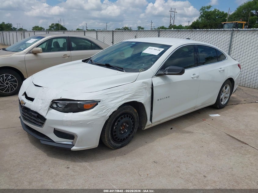 2017 Chevrolet Malibu Ls 1G1ZB5ST6HF105567 photo 1