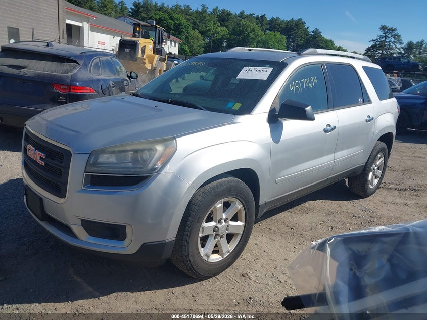 Vin: 1gkkvpkdxfj273456, lot: 45668380, gmc acadia sle-2 20152