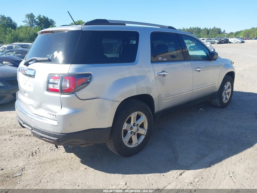 Vin: 1gkkvpkdxfj273456, lot: 45668380, gmc acadia sle-2 20154