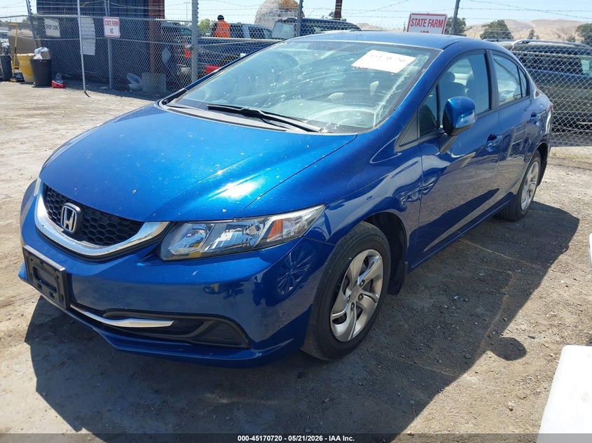 2013 Honda Civic Lx 19XFB2F54DE289853 photo 1