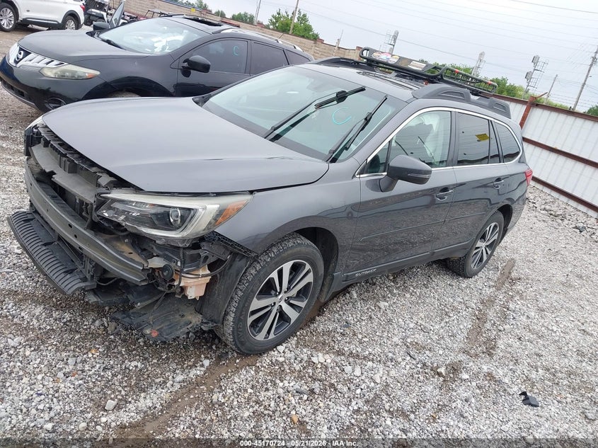 Vin: 4s4bsanc9j3227355, lot: 45668410, subaru outback 2.5i limited 20182