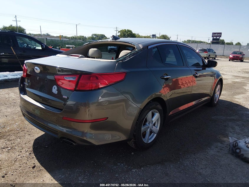Vin: 5xxgm4a71eg269927, lot: 45668438, kia optima lx 20144