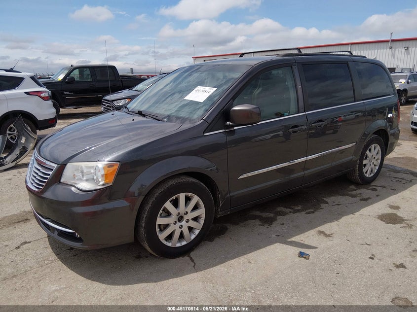 Vin: 2c4rc1bg6gr177036, lot: 45668500, chrysler town & country touring 20162