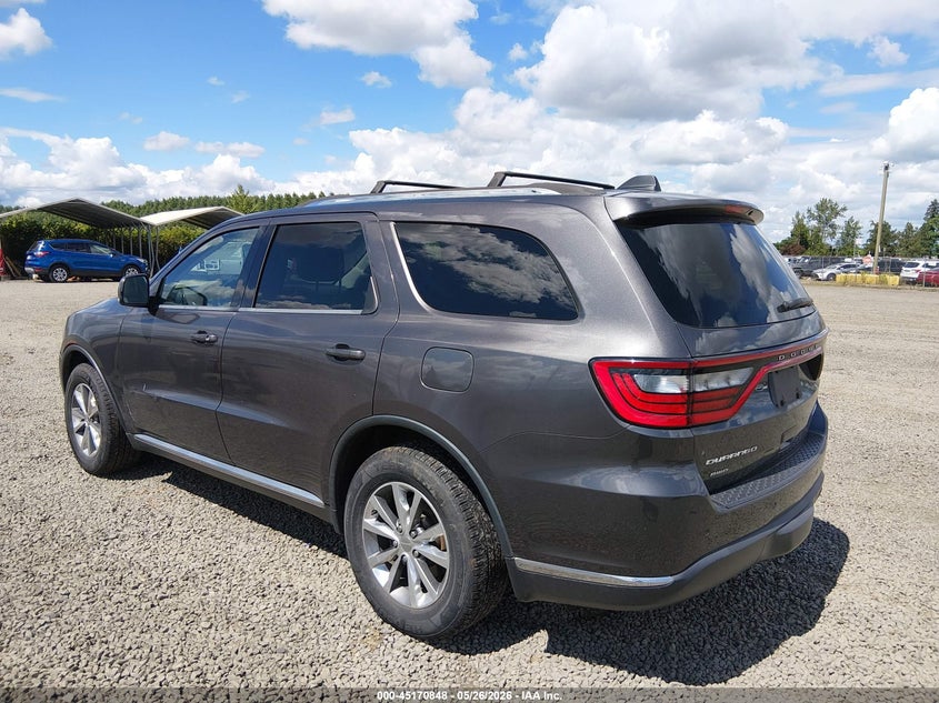 Vin: 1c4rdjdg3fc750959, lot: 45668534, dodge durango limited 20153