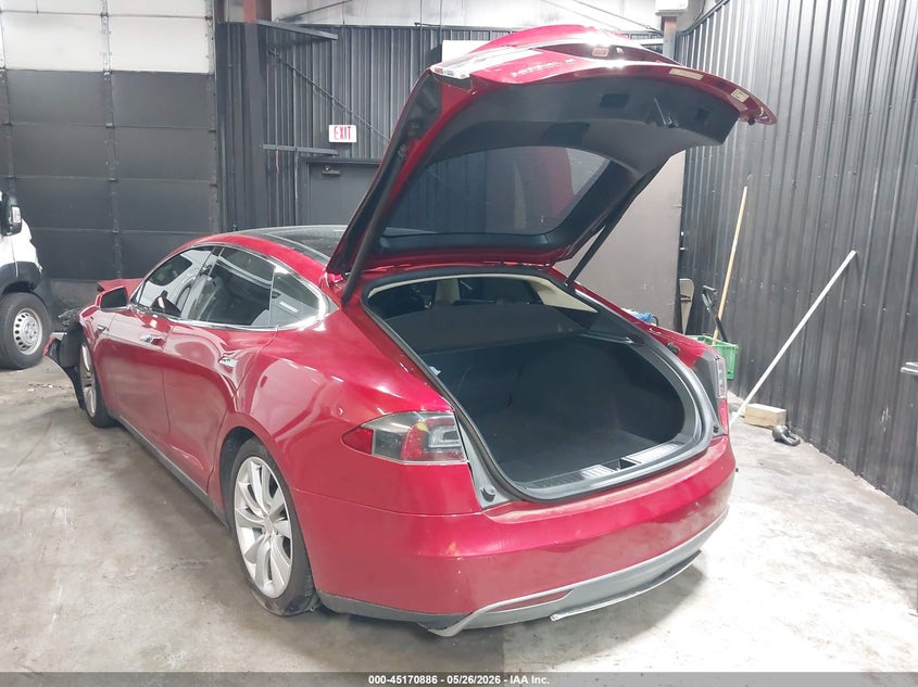 Vin: 5yjsa1h14efp43410, lot: 45668572, tesla model s p85 20143