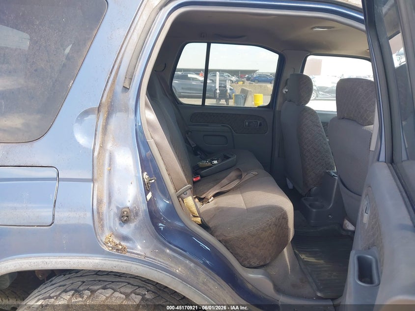 2000 Nissan Xterra Xe/Se VIN: 5N1ED28T1YC605025 Lot: 45170921