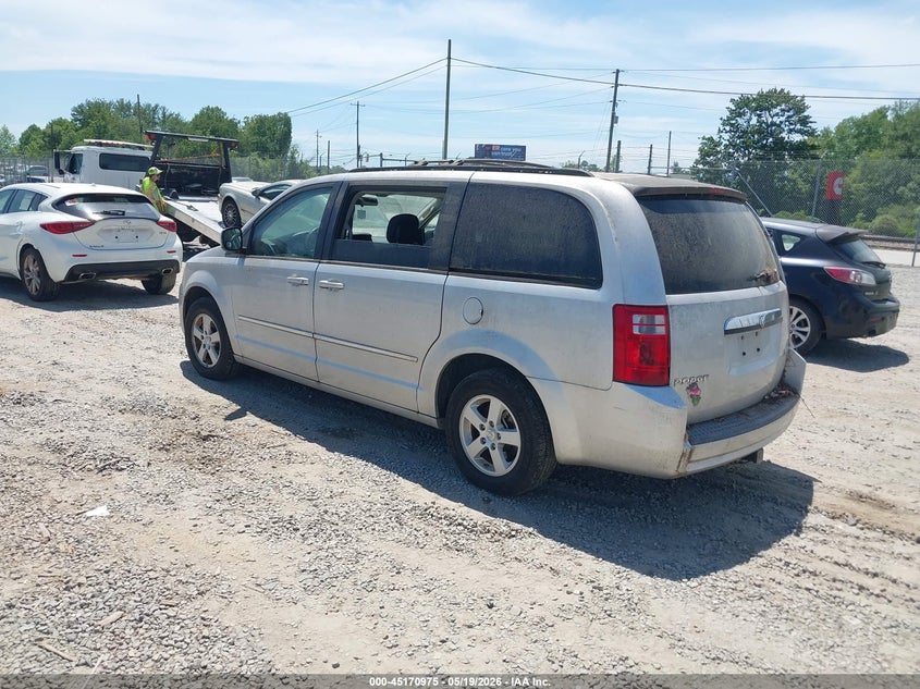 2010 Dodge Grand caravan 3.8 Sxt Silver Lot 111045170975 Vin 2D4RN5D11AR484442
