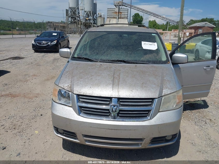 2010 Dodge Grand caravan 3.8 Sxt Silver Lot 111045170975 Vin 2D4RN5D11AR484442