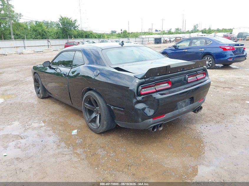 Vin: 2c3cdzbt3gh221874, lot: 45668671, dodge challenger r/t shaker 20163
