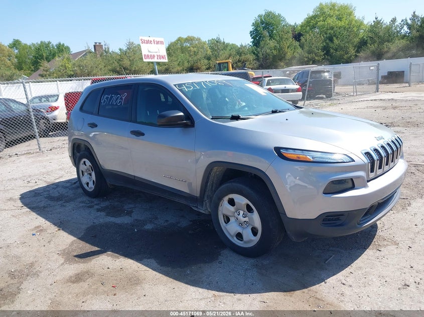 Vin: 1c4pjlab5hw654420, lot: 45668755, jeep cherokee sport fwd 2017 img_1