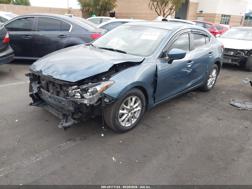 Vin: 3mzbm1w76fm219376, lot: 45668810, mazda mazda3 i grand touring 20152