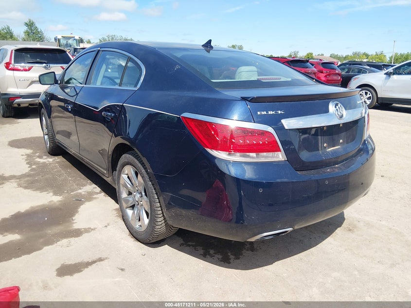 Vin: 1g4ge5edxbf382221, lot: 45668897, buick lacrosse cxs 20113