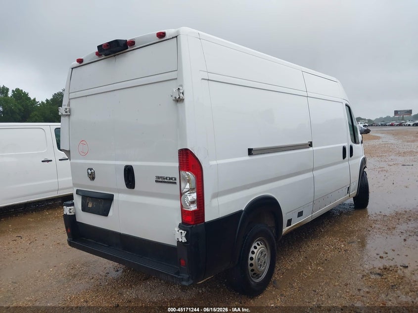 Vin: 3c6mrvhg5se548499, lot: 45668930, ram promaster 3500 tradesman high roof 159 wb w/pass seat 20254