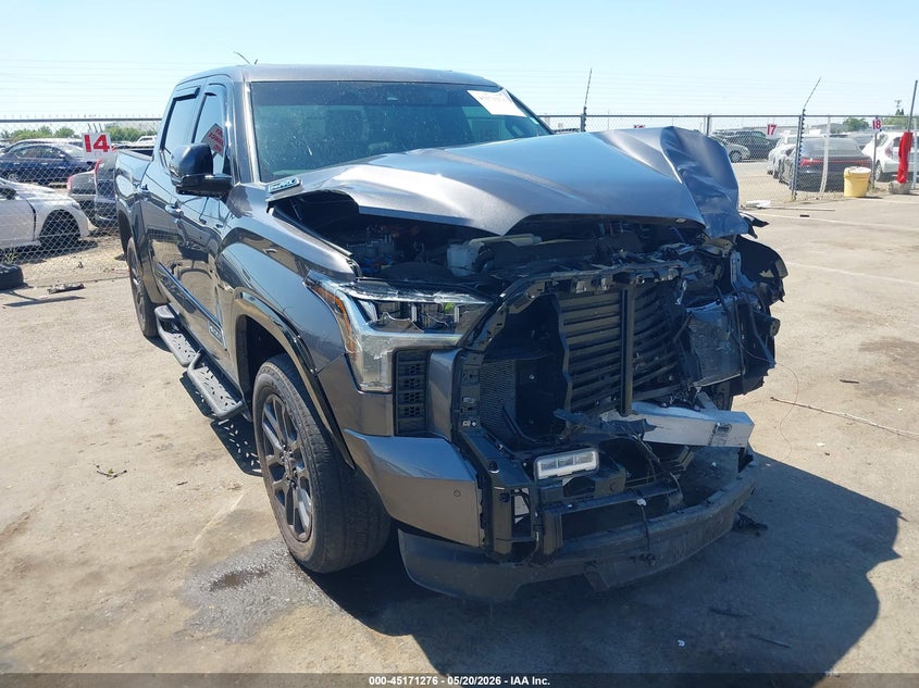 Vin: 5tfnc5db9sx103272, lot: 45668962, toyota tundra hybrid platinum hybrid crewmax 5.5' bed 20251