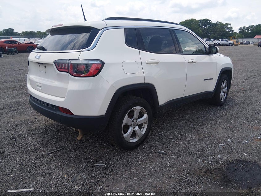 Vin: 3c4njdbb9jt401656, lot: 45669068, jeep compass latitude 4x4 20184