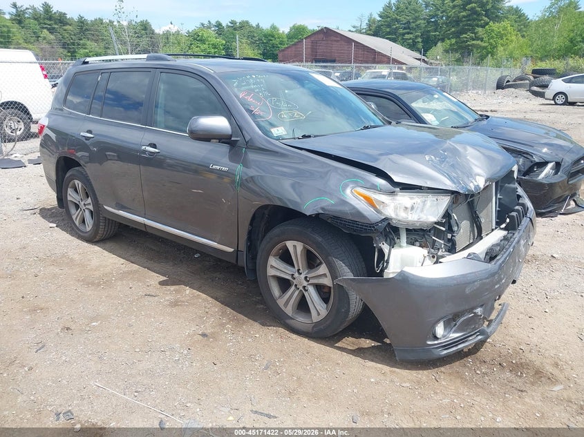 Vin: 5tddk3eh2cs093651, lot: 45669108, toyota highlander limited v6 2012 img_1