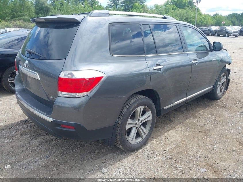 Vin: 5tddk3eh2cs093651, lot: 45669108, toyota highlander limited v6 20124