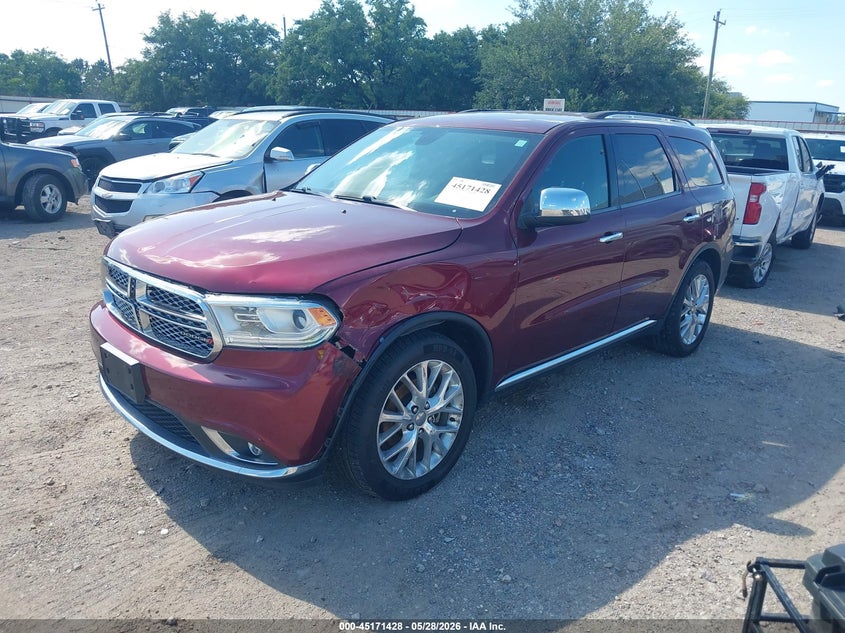 Vin: 1c4rdhagxgc483835, lot: 45669114, dodge durango sxt 20162