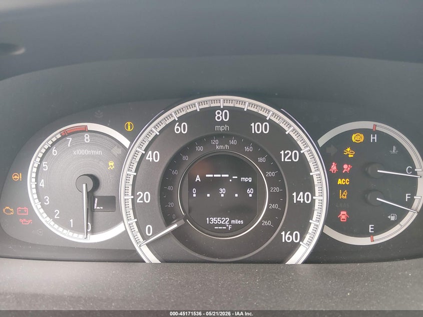 2016 HONDA ACCORD auction photo 7