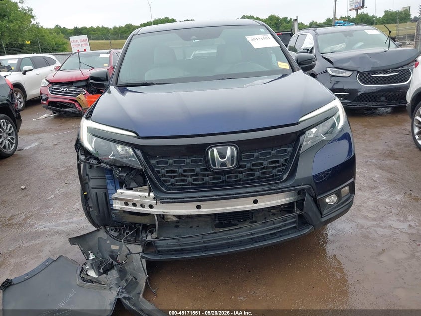2019 Honda Passport Ex-L VIN: 5FNYF8H51KB018978 Lot: 45171551