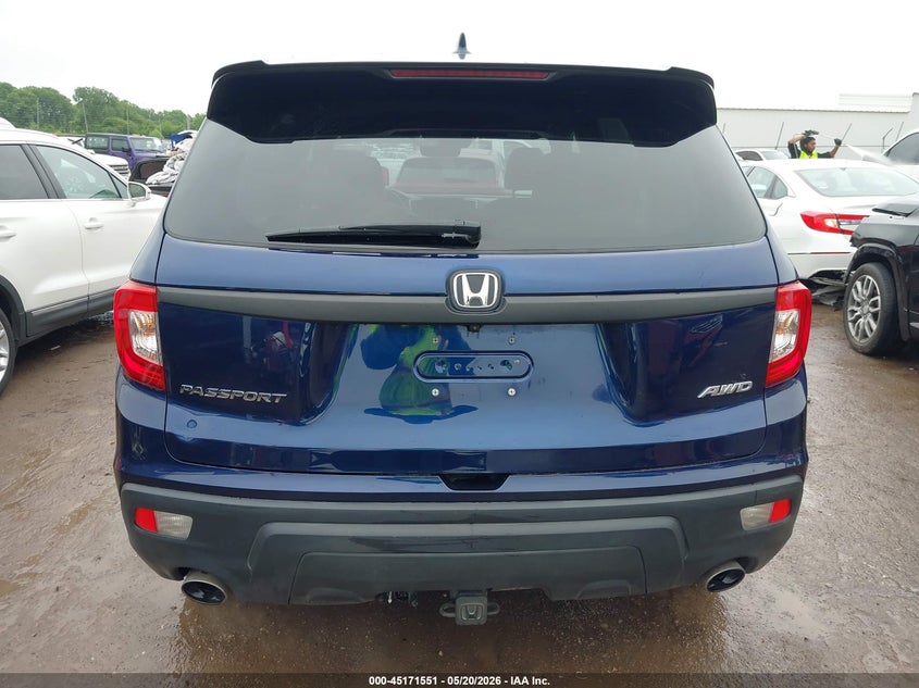 2019 Honda Passport Ex-L VIN: 5FNYF8H51KB018978 Lot: 45171551
