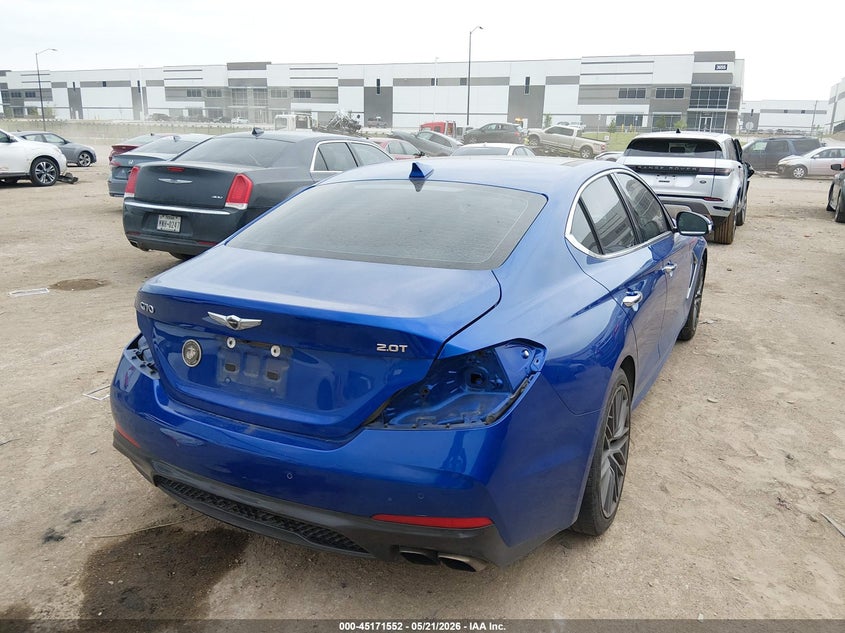 Vin: kmtg34la9ku032623, lot: 45669238, genesis g70 2.0t advanced 20194