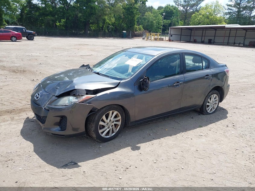 Vin: jm1bl1v89c1584207, lot: 45669263, mazda mazda3 i touring 20122