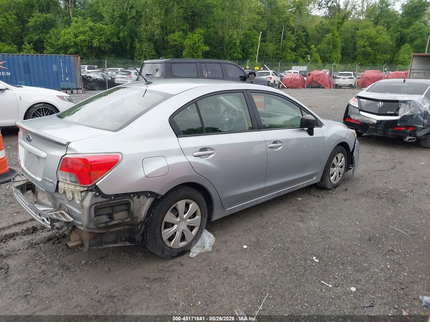 Vin: jf1gjaa68fh002163, lot: 45669327, subaru impreza 2.0i 20154