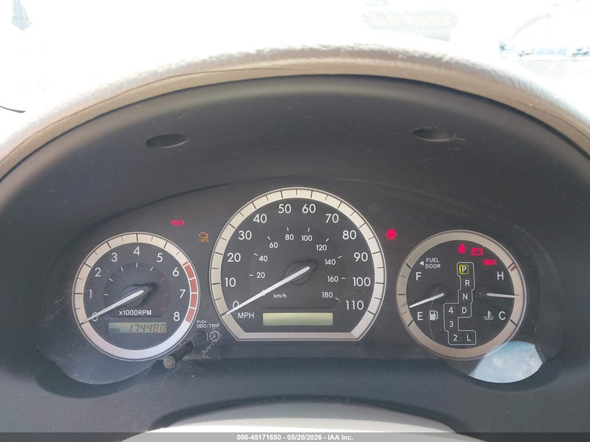 2004 TOYOTA SIENNA VAN 3.3L V-6 DOHC, VVT, 230HP