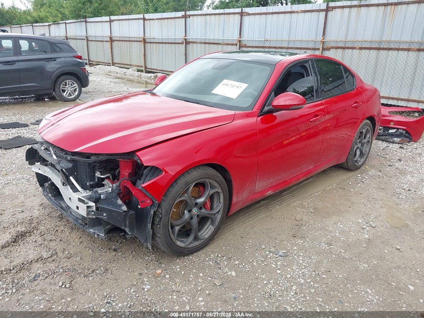 Vin: zarfaeen5h7531163, lot: 45669443, alfa romeo giulia ti awd 20172