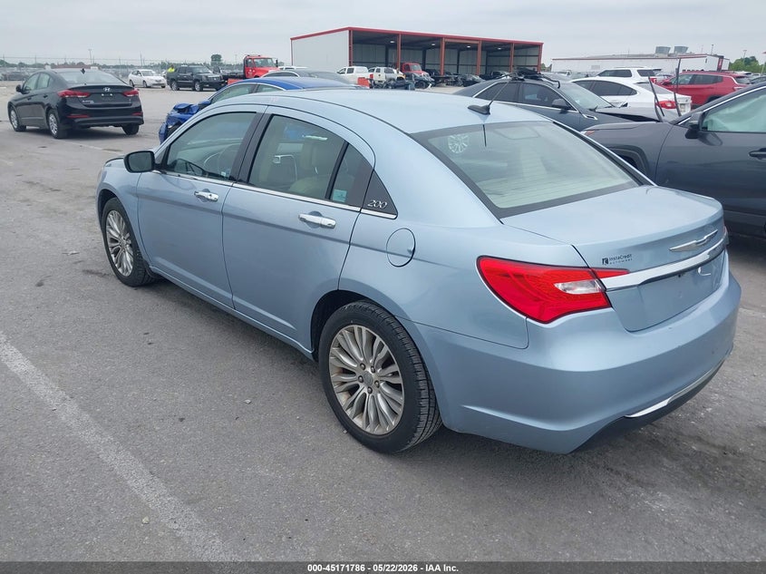 Vin: 1c3ccbcbxcn250337, lot: 45669472, chrysler 200 limited 20123