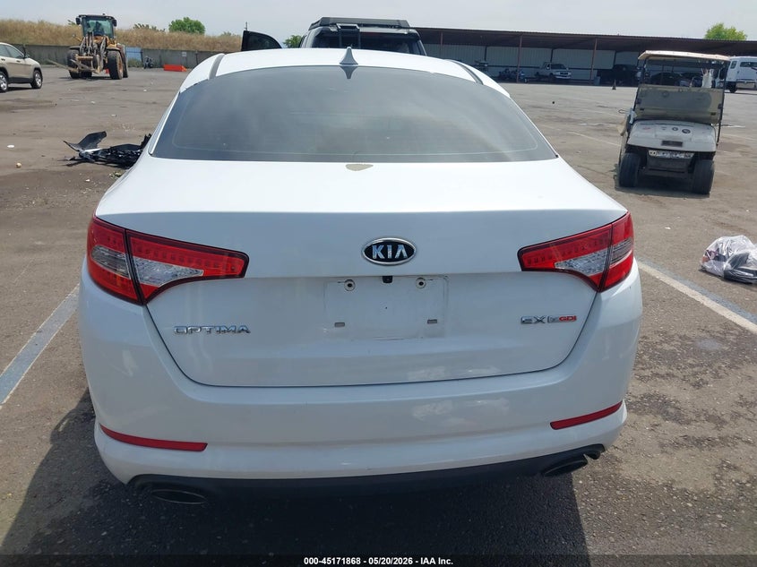 2012 Kia Optima 2.0 Ex Turbo white Lot 111045171868 Vin 5XXGN4A69CG015089