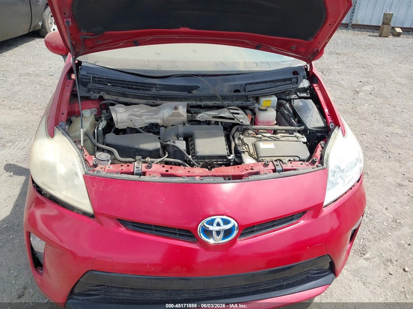 2013 Toyota Prius Four VIN: JTDKN3DU1D1727365 Lot: 45171888